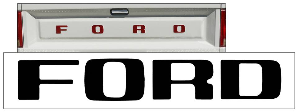 1983-92 Ford Ranger Tailgate Letter Decal Set - STYLESIDE | Graphic ...