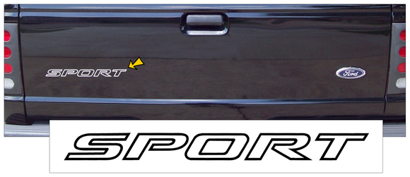 2000-05 Ford Ranger SPORT Tailgate Decal