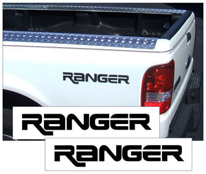 Ford Ranger Bed Name - Ranger Decal Set - No Stripe