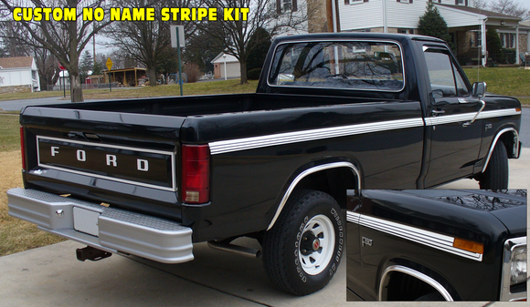 1984-85 Ford F150 EXPLORER Body Stripe Decal Kit - ONE COLOR - NO NAME